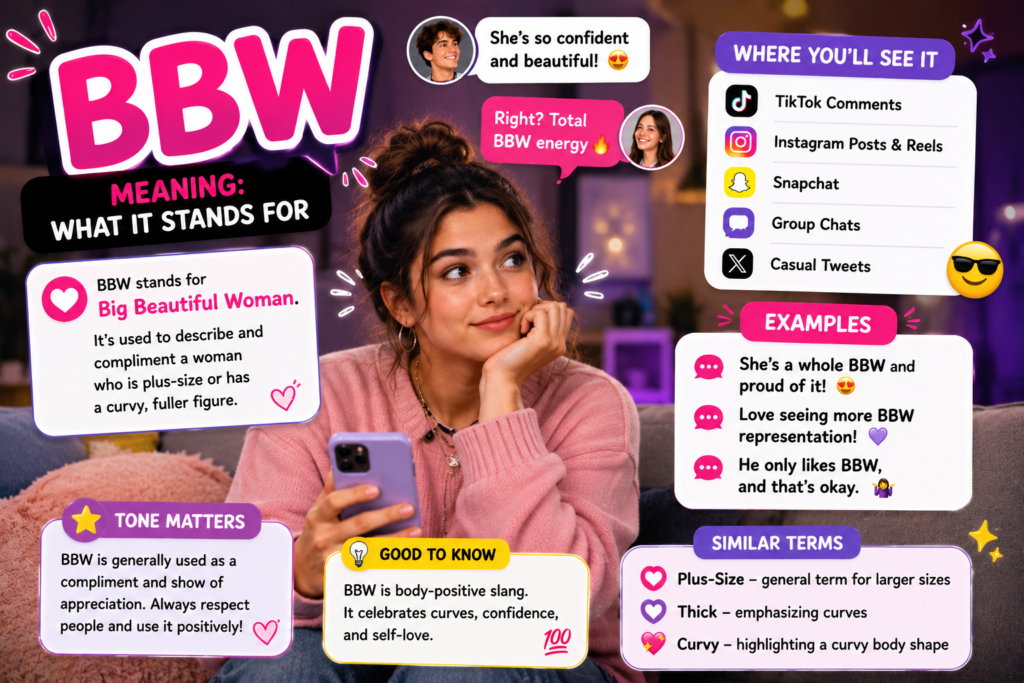What Does BBW Stand For: What It Means and How It’s Used