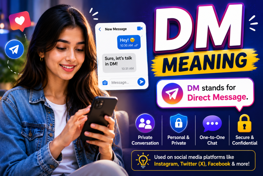 DM Meaning: What It Means in Text, TikTok, Instagram, and Social Media
