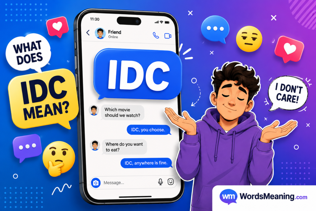 What Does IDC Mean?