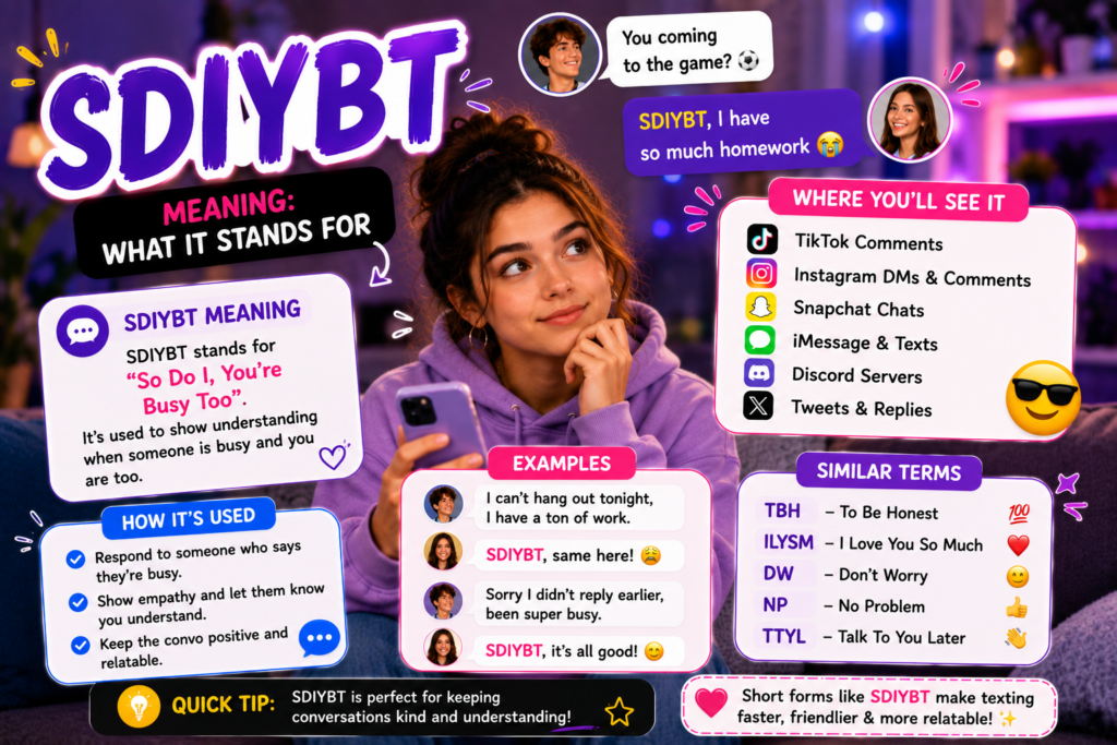 SDIYBT Meaning Slang: What It Stands For and How People Use It
