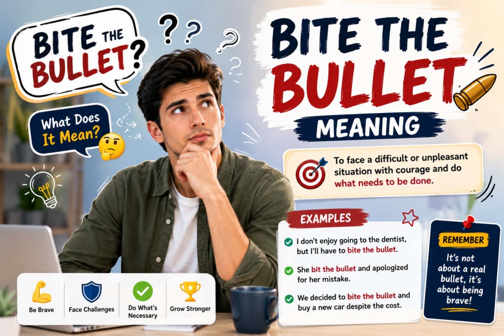 Bite the Bullet Meaning: What It Really Means and How to Use It