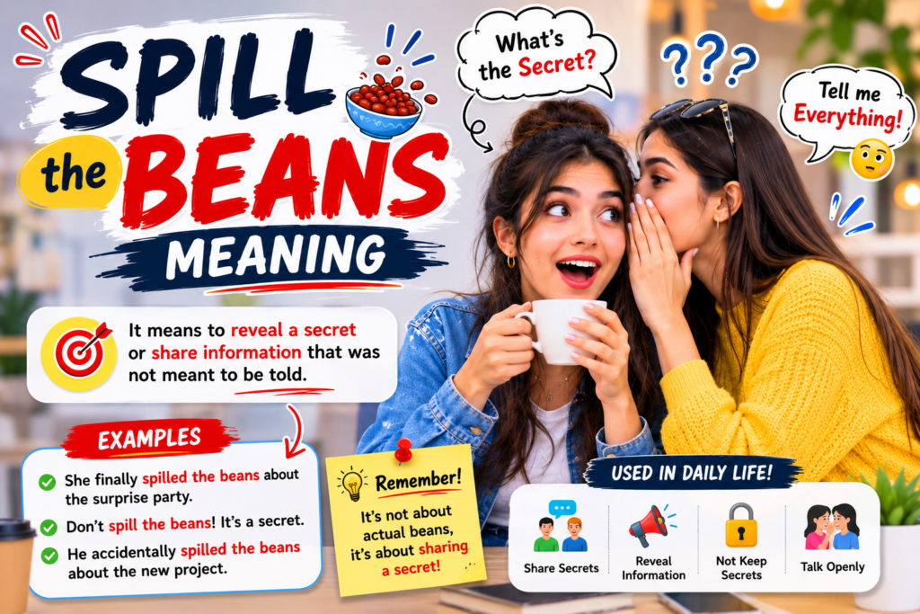 Spill the Beans Meaning: What It Really Means and How to Use It