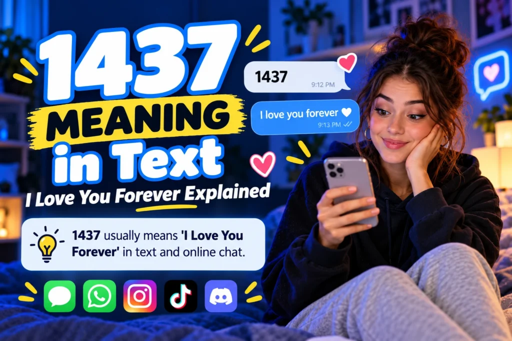 1437 Meaning in Text: I Love You Forever Explained 1437 Meaning in Text